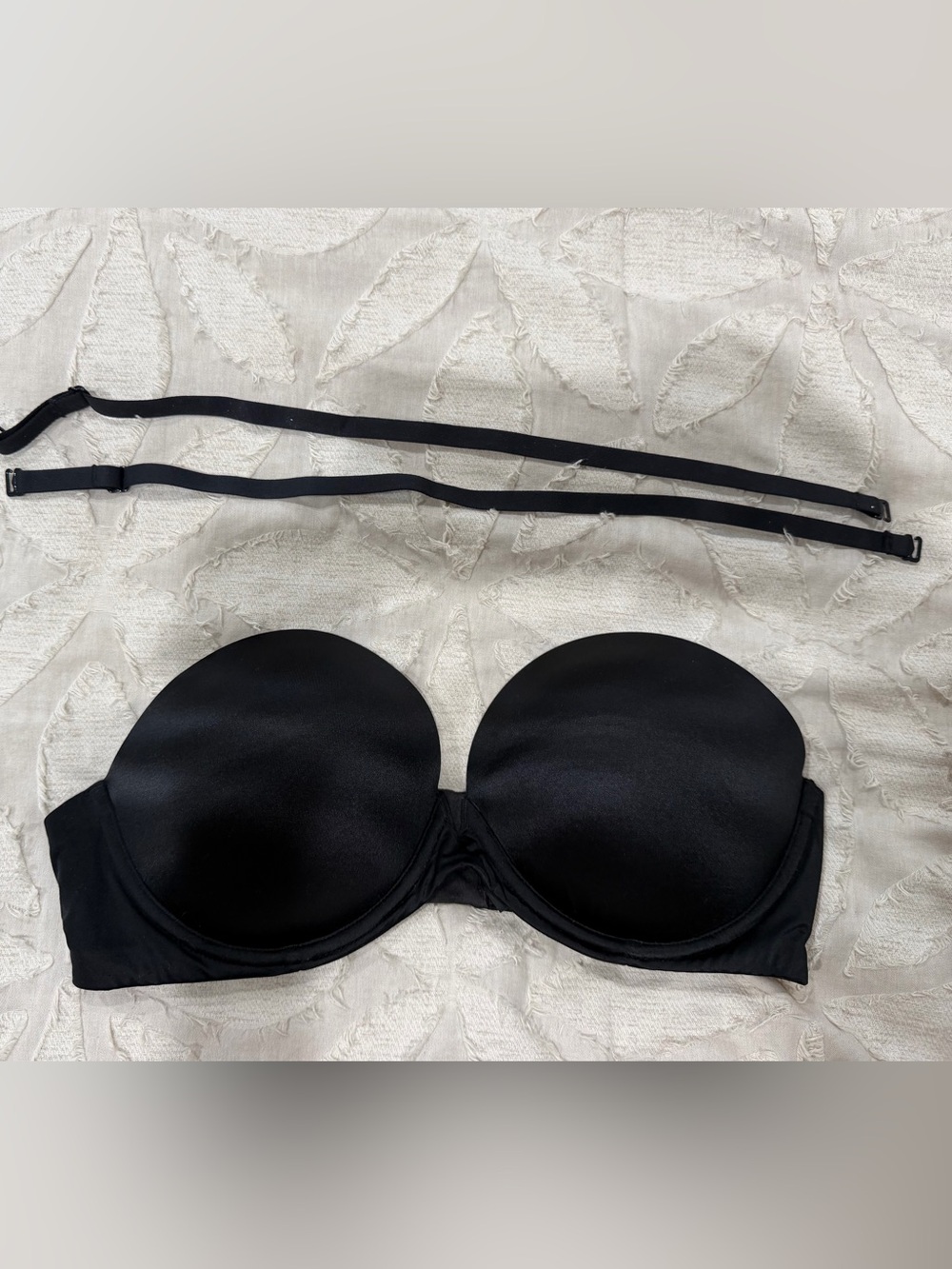 Victoria's Secret Black Satin Multiway Bra